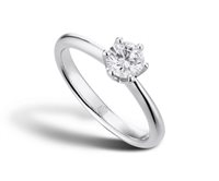 Anello X-Diamond Donna in Oro bianco Diamante Lab Grown 0.30 Ct LXD00AN007R4BI030